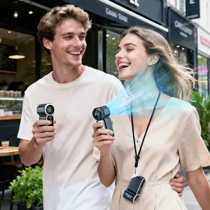DealsforYouDays【3-Day Delivery】Joytutus AutoFan 2026 Handheld Mini Fan, 4 Wind Power USB Rechargeable Portable Fan [6-18 Working Hours] with Pocket Design 89g, Handheld Neck Desk Use, Small Personal Cooling Travel/Summer/Concerts Essentials Gifts