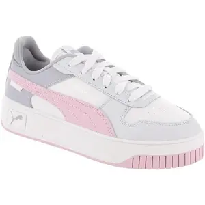 Women's Puma Carina Street Puma White-Grape Mist-Silver (389390 23)