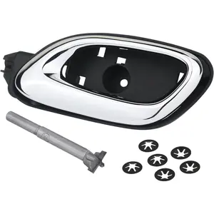 Interior Door Handle Front Left Driver Side Compatible with Chevrolet Chevy Camaro 2010 2011 2012 2013 2014 2015 Replaces 20955311