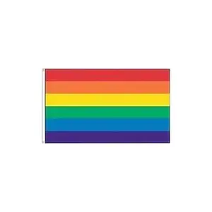 Flag It Vinyl Car Decals Rainbow Sticker 2.5" x 4" Pride Flag Design