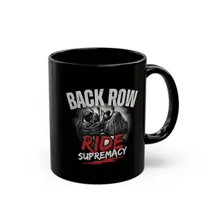 Back Row Ride Supremacy Mug • Funny Coaster Gift • Roller Coaster Coffee Cup