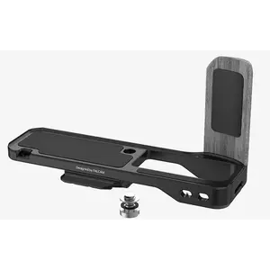 FALCAM Metal Hand Grip L Bracket, Anti-Slid Rabbit Cage Bracket Tripod for FUJI Film X100 VI, Aluminium Rubber, Durable, Quick Release, Black Camera Smartphone