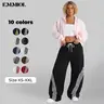 EMMIOL Unisex Y2K Baggy Barrel Striped Sweatpants, High Waisted Wide Leg Pants, Joggers with Drawstring Waist and Baggy Wide-Leg Sweatpants with Pockets Drawstring Elastic Waist Vintage Streetwear Joggers Cuffs SohoChic【Back to School】