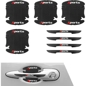 8 count  Door Protector,   Door Handle Scratch Protector, Door Handle Bowl Sticker, Doors Handle Protection Accessories, Universal for  , SUV,