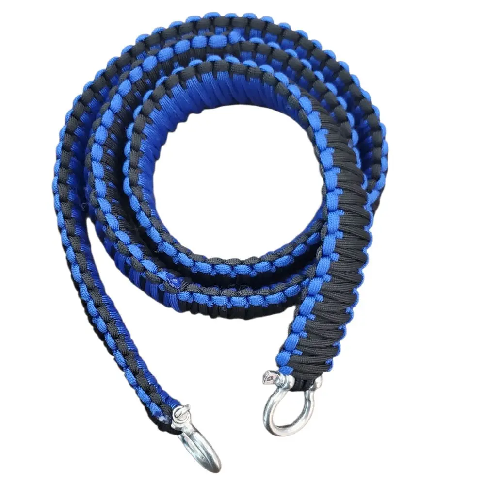 BLUE AND BLACK PARACORD STRAP BLUE AND BLACK PARACORD STRAP