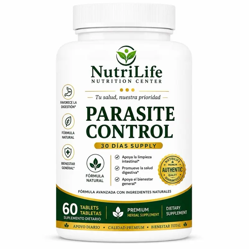 Parasite Control  | 60 Cápsulas | 30 Day Supply