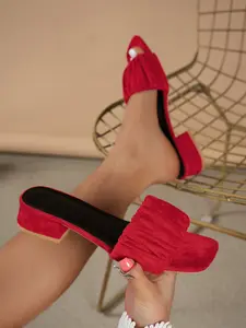 Women's Folded Square Toe Chunky Heel Sandals, Sexy Retro Style, Perfect for Daily Wear, Dates, Parties, Vintage