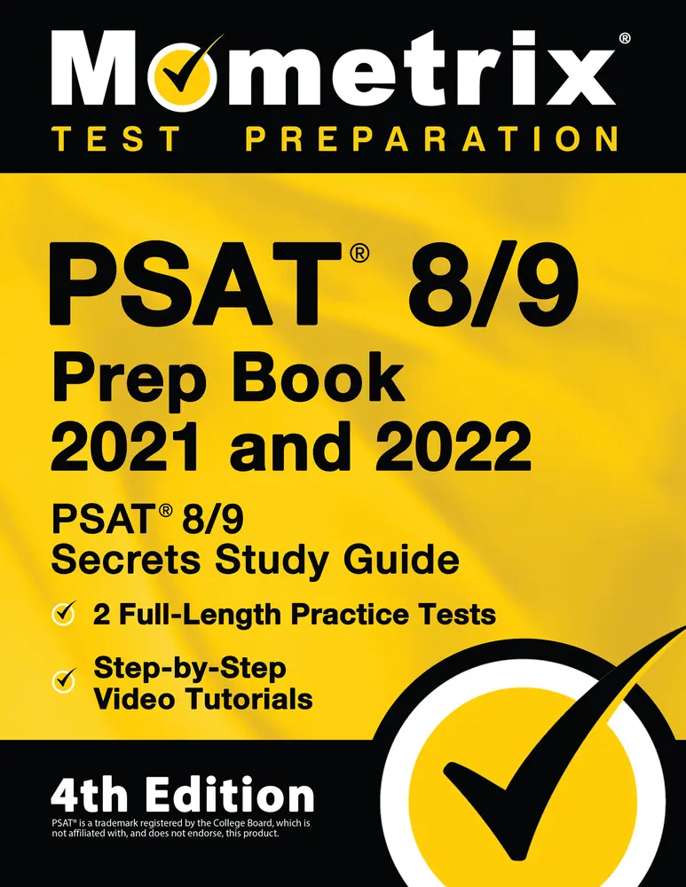 USED-PSAT 8/9 Prep Book 2021 and 2022 - PSAT 8/9 Secrets Study Guide, 2 Full-Length Practice Tests, Step-by-Step Video Tutorials: [4th Edition] by Matthew Bowling (Paperback)