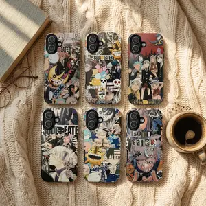 Soul Eater Anime Phone Case Collection, Cover for iPhone 17 16 15 14 13 12 Pro Max Plus X, Samsung Galaxy S25 S24 S23 S22 S21 Ultra