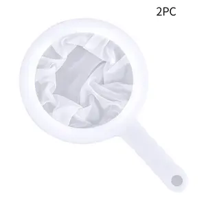 Premium Fine Mesh Strainer with Handle for Blender Juice Milk Tea Residue Separation Kitchen Anti-Splash Oil-Proof Filter Sieve Strainers Fine Mesh Kitchen Cooking Accessories