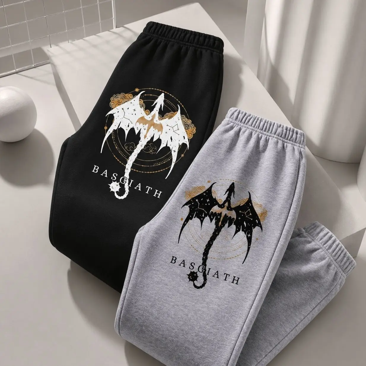 Epic Dragon Sweatpants – Basgiath War College Official Vibes 🐉✨ 6