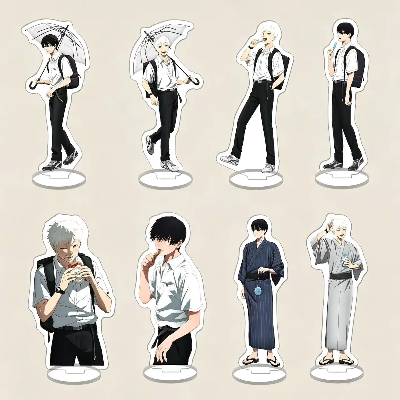 8 ops Hikaru Yoshiki Anime Acrylic Standee, The Summer Hikaru Died Printed Figure Stand