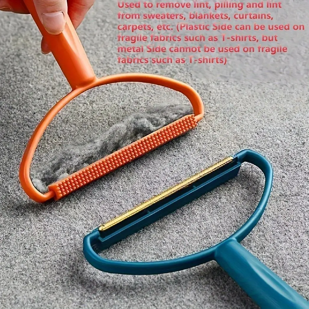 2-Piece Handheld Fabric Shavers, Lightweight Lint Removers for Clothes & Carpets, Quick Easy Pilling/Fluff Removal Tool for Home Laundries, Fabric Shaver