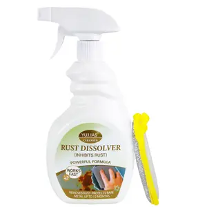 Rust Stain Remover Spray for White Sinks & Toilets, Heavy-Duty Iron Stain Remover for Colorfast Fabrics & Carpets, Powerful Cleaning Solution