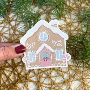 Gingerbread house sticker