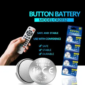 10pcs Cr2032 High-Quality Lithium Batteries, Long-Lasting Power Supply, Suitable for Remote Controls and Toys, Durable Battery Pack