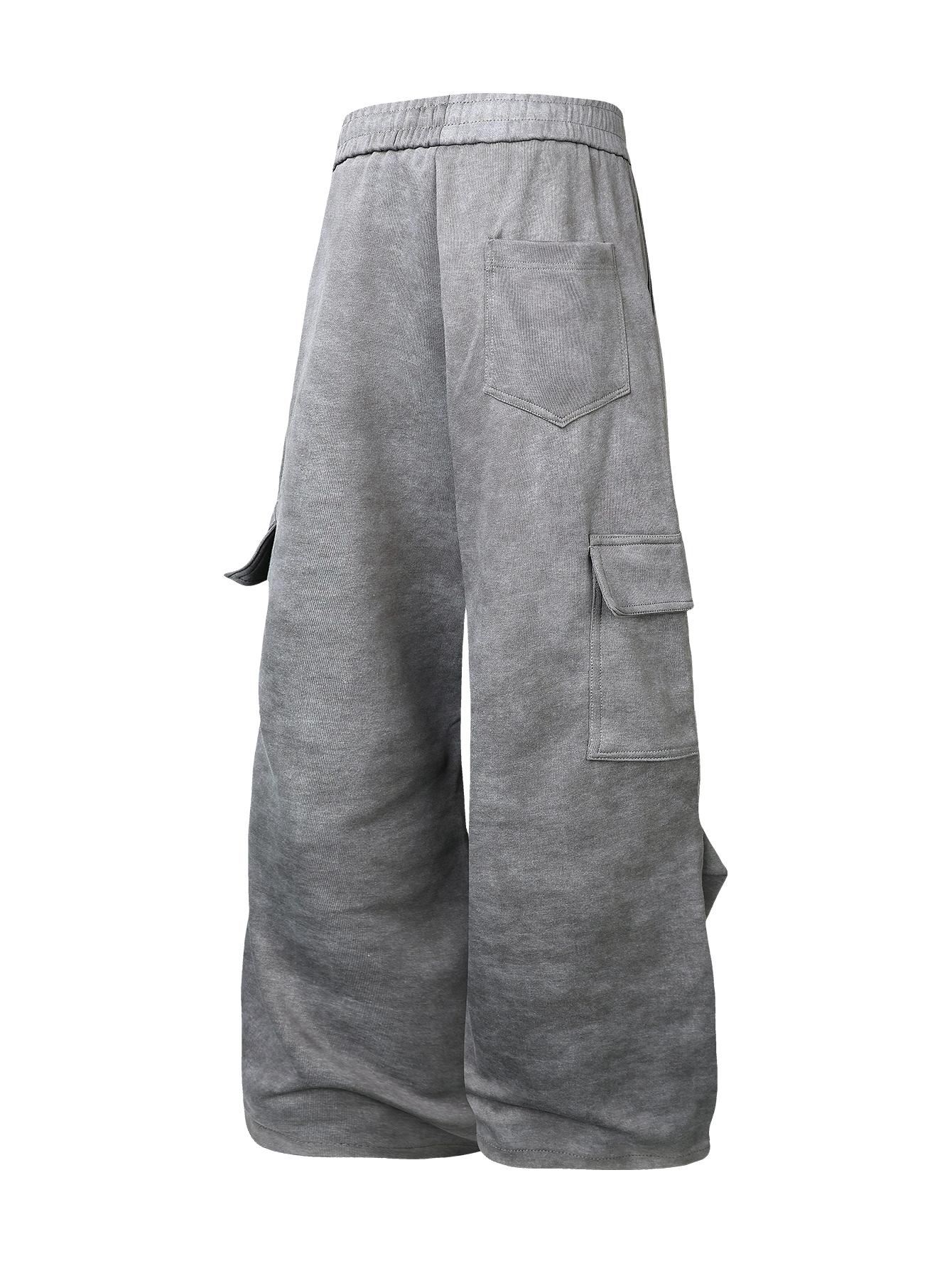 CCCMAI Men's Camouflage Multi-Pocket Cargo Pants Loose Fit Casual Drawstring Trousers for Daily Wear Fashion Athletic Long Pants for Autumn Winter Essential Menswear for Outdoor and Street Style