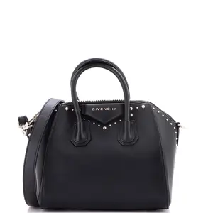 Pre-owned GIVENCHY Leather Top Handle Bags Antigona Bag Studded Mini by Rebag