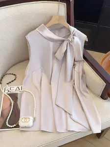 Plus Size Women's Vest Top, Casual Loose-Fitting Sleeveless Blouse, Comfortable Knit Fabric, Perfect for Daily Wear, Everyday