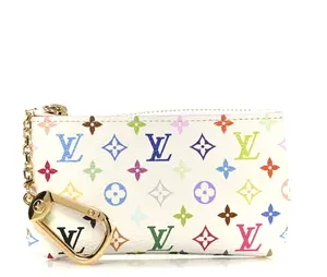 Pre-owned Louis Vuitton pvc Mini Bags LV X TM Monogram Multicolor Key Pouch 4000022283692