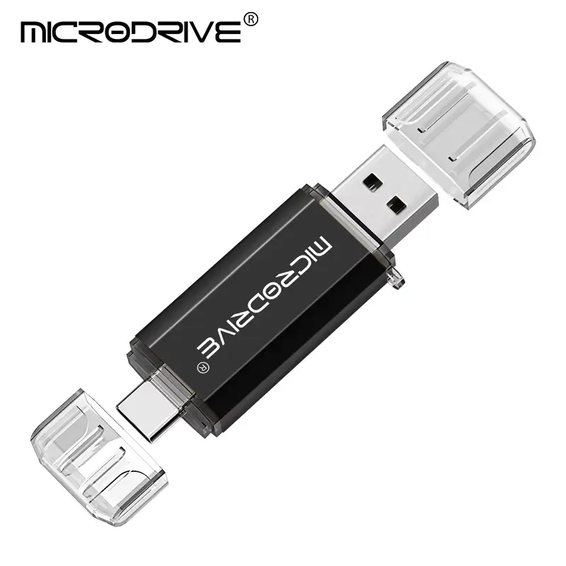 Type C USB Flash Drive OTG 2 in 1 USB 2.0 Micro USB Pen Drive 128GB 64GB 32GB 16GB 8GB 4GB Pendrive Flash Drive MicroDrive