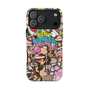 Cute Christian Jesus & Curious George Monkey Collage Case for iPhone