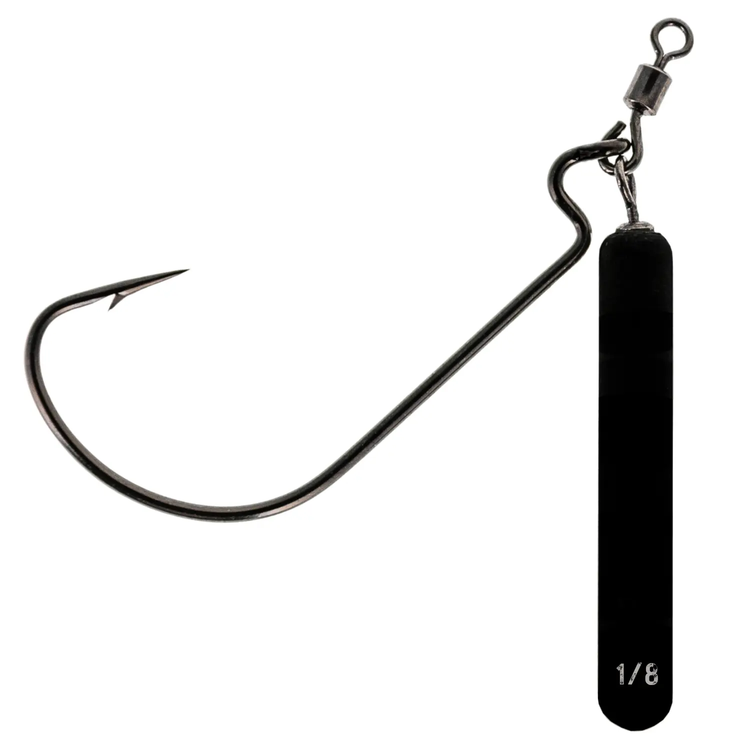 Reaction Tackle Tungsten Jika Rigs (4-Pack) - Weedless Punching & Flipping Rig for Bass
