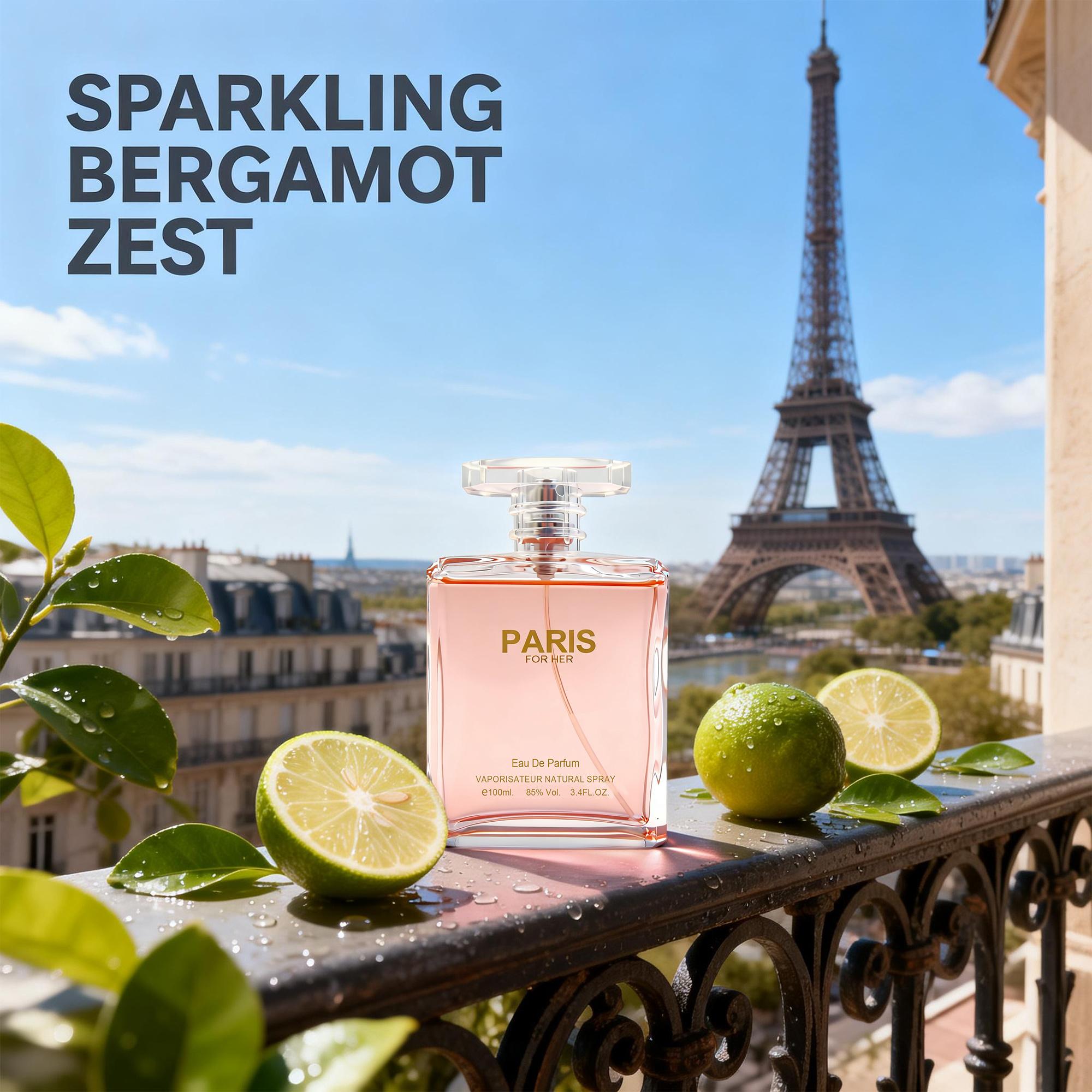 KLOTHERY Paris For Her EDP 100ml Floral Fruity Fragrance Romance of Rose & Lychee Blossom Effortlessly Romantic Light Lively Long Lasting KLOTHERY Paris For Her EDP 100ml Floral Fruity Fragrance Romance of Rose & Lychee Blossom Effortlessly Romantic Light Lively Long Lasting