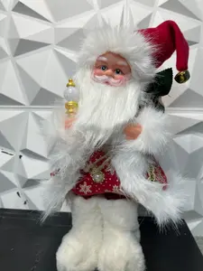 Christmas Standing Santa 40cm