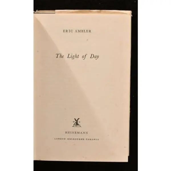 The Light of Day by Eric Ambler (Hardcover) - Used