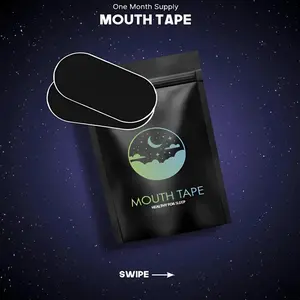 Ultra Breathable Sports Mouth Tape - One Month Supply for Athletes - Breathable Design for Comfort & Support - Healthy for Sleep