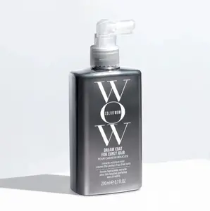 Color Wow Dream Coat Curly Anti-Humidity Spray Heat Protectant Frizz Free Haircare Moisture Hydrating Alcohol-Free Non-Dulling Lightweight