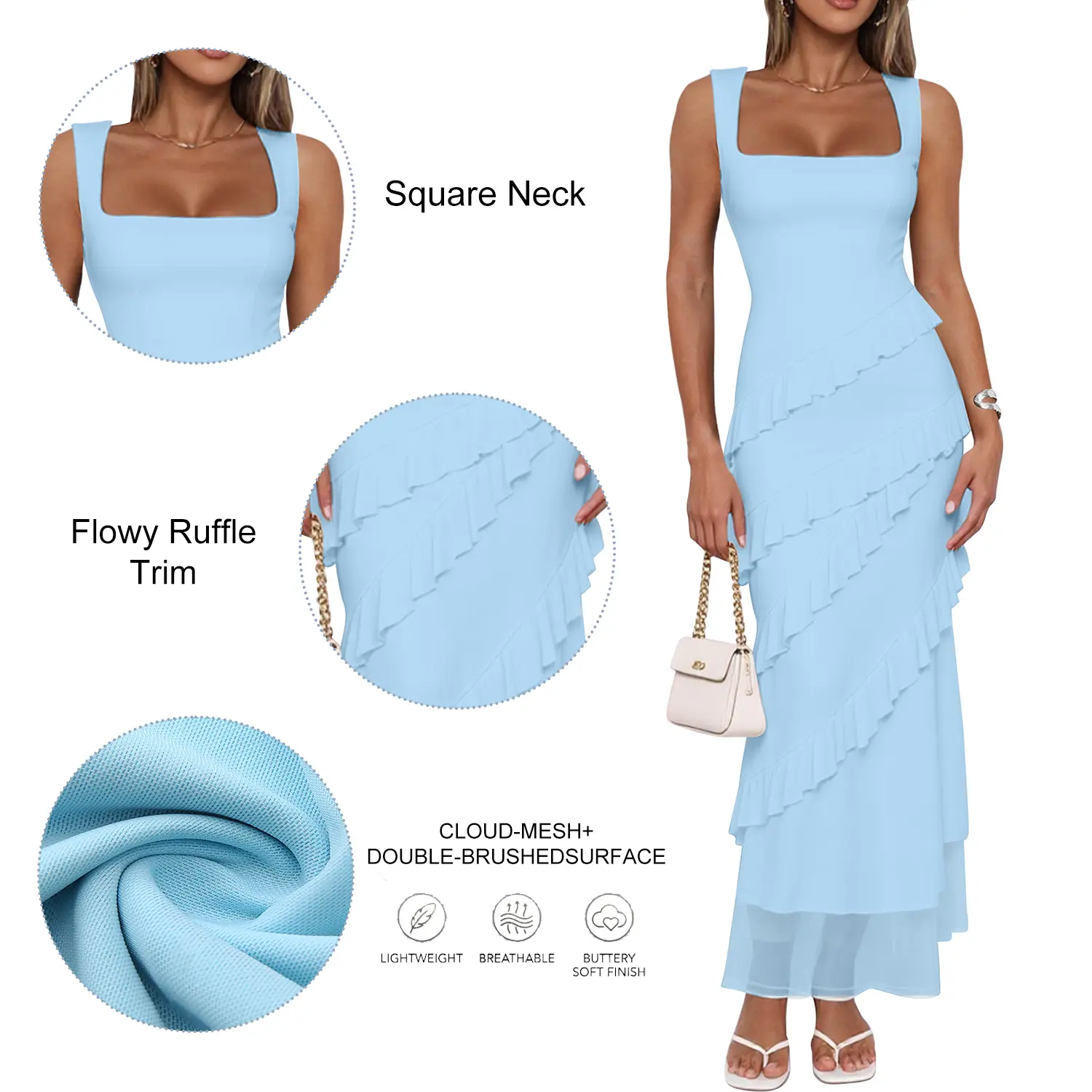 emerald green dress plus size Unique Vintage Plus Size Emerald Green Square Neck Pleated Swing Dress main image 1