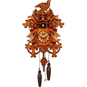 212 MAIN Alexander Taron 635QM Engstler Battery-Operated Full-Size Cuckoo Clock, Home Decor Piece, Music-Play Feature, Ideal Gift Option