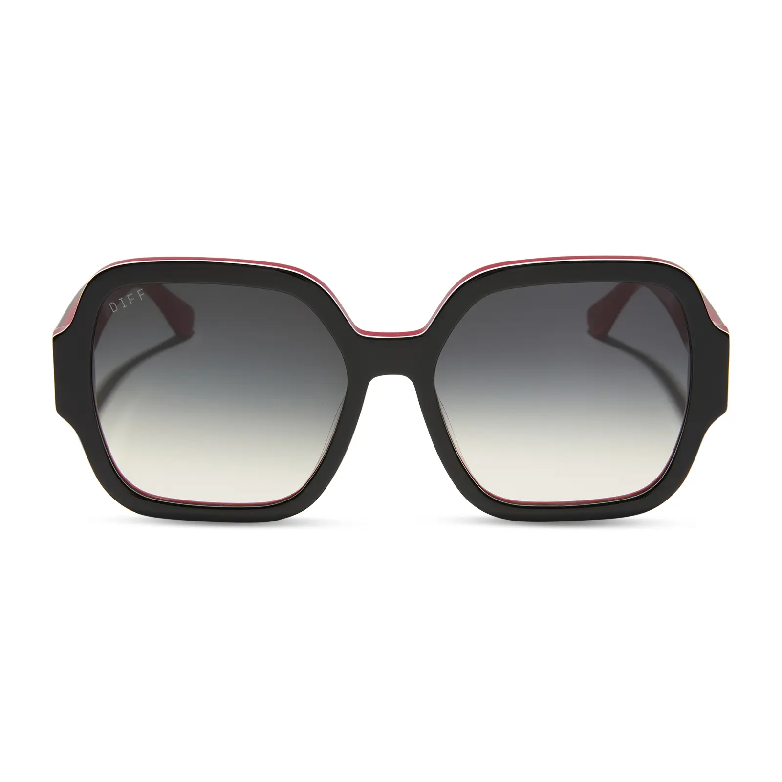 DIONNE - BLACK + GREY GRADIENT SUNGLASSES