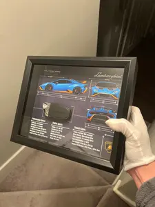 Lamborghini Huracan STO Key Blueprint Frame