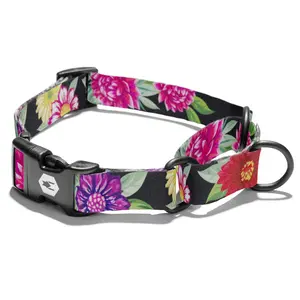 DarkFloral Martingale Collar