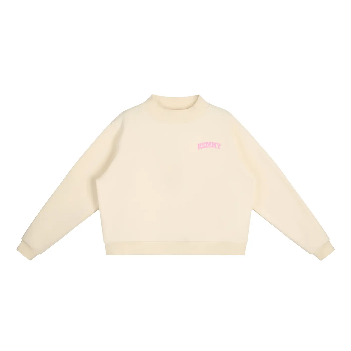 Cloud Fleece Mock-Neck Crew Sweatshirt