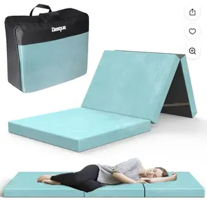 Tri-Fold Memory Foam Mattress 3 Inch, Portable Folding Mattress for Camping, Guest Bed & Travel