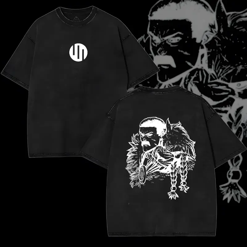 Unisex Thragg Invincible Universe Warrior Double Printed Distressed Vintage Washed Heavyweight Cotton Round Neck Menswear T-Shirt, Hoodie & Sweatshirt, TV Show Comic Graphic Top, Dailywear Gift, Shortsleeve