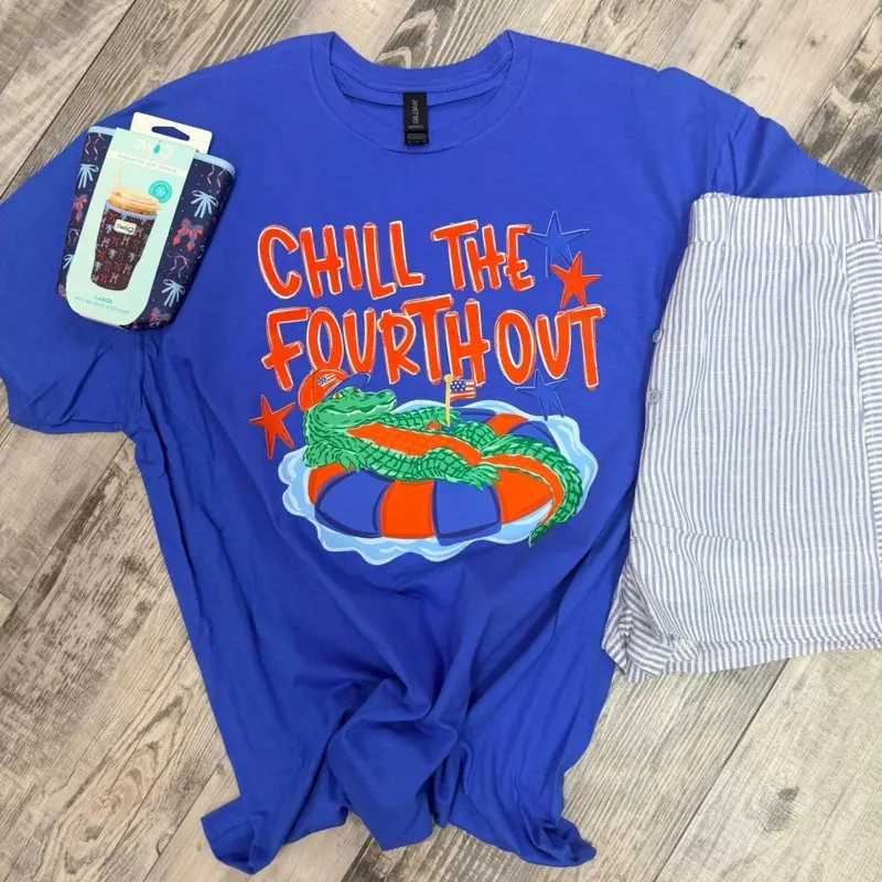 Chill the Fourth Out Gildan T-Shirt