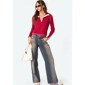 EDIKTED Raelynn Washed Low Rise Baggy Jeans