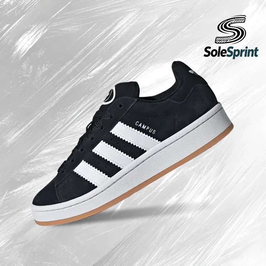 Adidas Campus 00s Black White Gum – Sneakers– Shoes For Women - Vintage-Spring & Summer-Inspired Running Shoes, Shock-Absorbing Comfort, Gym To Streetwear Casual Wear -back to school-HQ6638