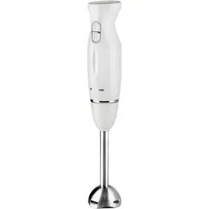 Immersion Hand Blender, 300W Electric Handheld Portable Stick Mixer with 2 Mixing Speed and Stainless Steel Blades for Effortless Blending Smoothies, Shakes, Puree or Baby Food, White HS560W