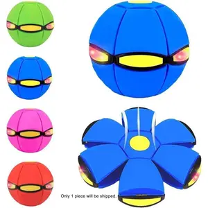 Folding Flying Orb Ball – Features Three Lights, Transforms into a Flying Disc, Boomerang Spinner Toy for Kids, Magic Hover Ball for Outdoor Games, Interactive Flying Toy for Backyard Fun, Thanksgiving & Birthday Gift for Boys and Girls
