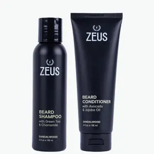 Beard Shampoo + Conditioner Set, 4 fl oz