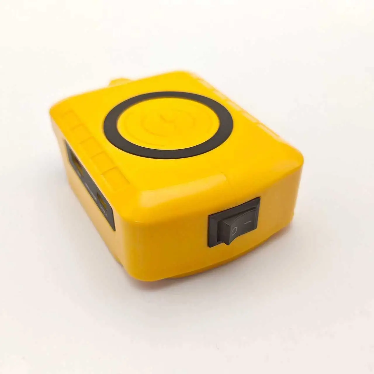 Fast Wireless Charging Pad Adapter for Dewalt 20V Battery - with Type C & USB Output, Compatible with Smartphone, Cellphone & Other Devices (No Battery Included), Wireless Phone Pad