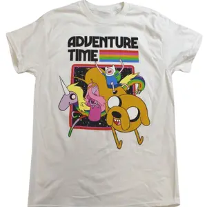 Adventure Time Graphic T-Shirt – Finn & Jake Cartoon Crewneck - Vintage Graphic Tee – Unisex S-3XL – Menswear & Womenswear – Streetwear Tops – Casual Cotton Crewneck Shortsleeve T-shirt - Trending TikTok