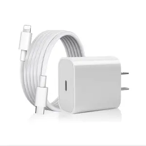 20w Fast Charger with 1m Cable, Compatible with Apple iPhone 14/13/12/11 Pro Max/x/XS/XR/8, iPad Charger, High-Speed Charging Solution