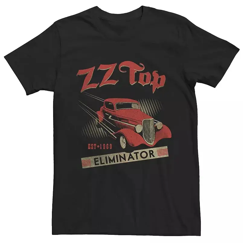 Men's ZZ Top Eliminator Hot Rod Vintage Portrait Tee